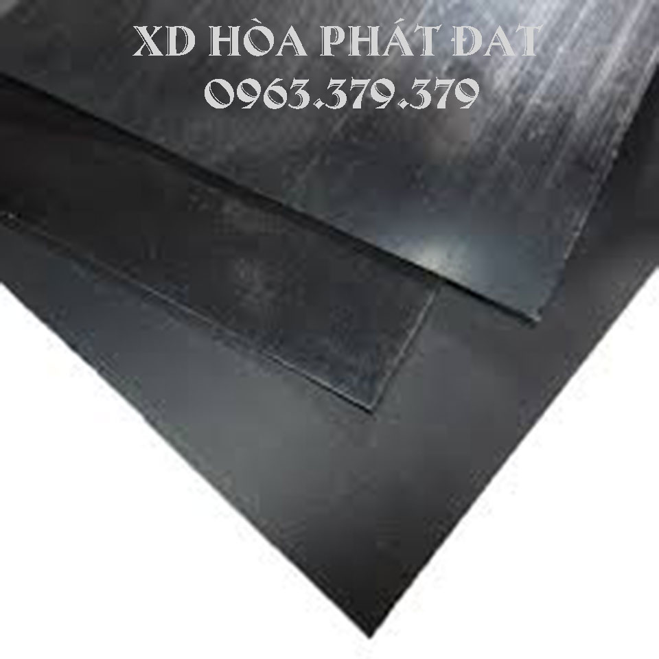 Hình ảnh : bạt HDPE màu đen chống thấm lót hồ