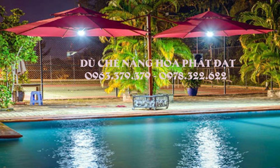 Hình ảnh : mẫu dù che nắng ngoài trời phân phối tại Vĩnh Long
