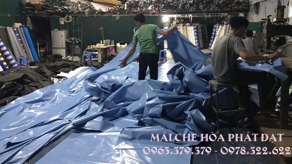 Hình ảnh : sản phẩm bạt mái hiên, mái xếp di động tại Đồng Tháp