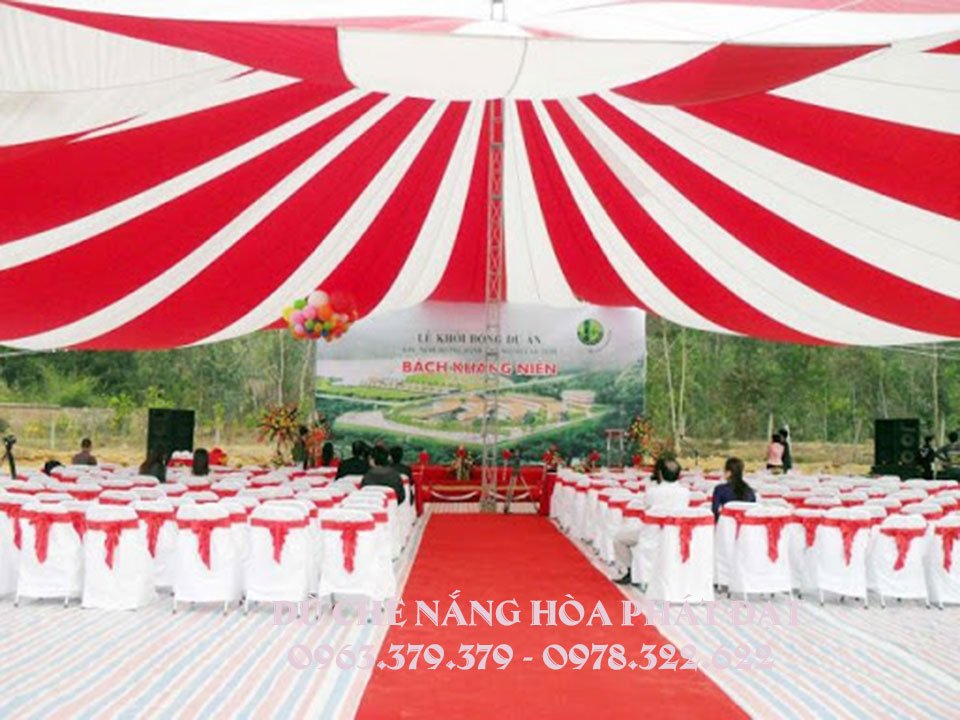 Hình ảnh : dù che nắng sự kiện Hoà Phát Đạt Tại Vĩnh Long