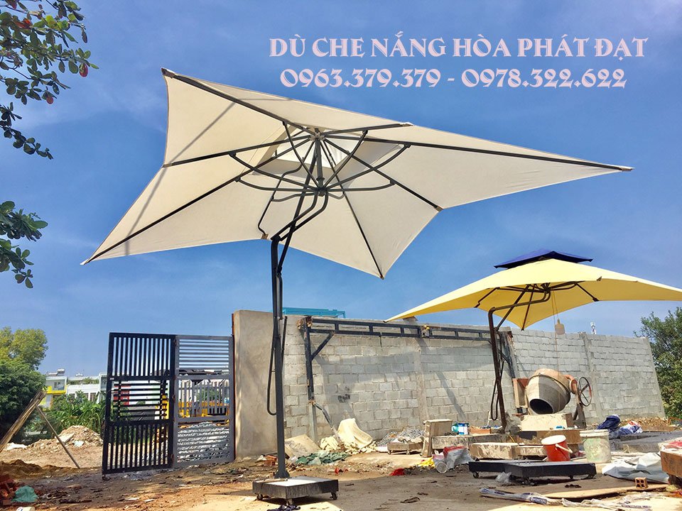 Hình ảnh : mẫu dù che nắng ngoài trời phân phối tại Vĩnh Long