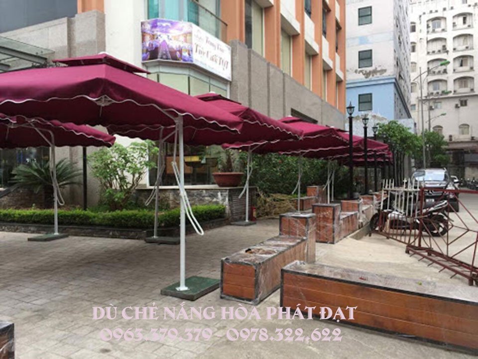 Hình ảnh : mẫu dù che nắng ngoài trời phân phối tại Vĩnh Long