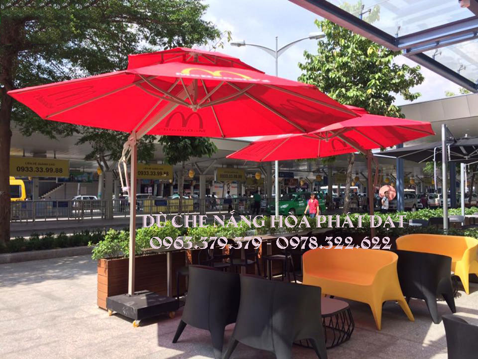 Hình ảnh : sản phẩm dù che nắng quán cafe sân vườn Hòa Phát Đạt