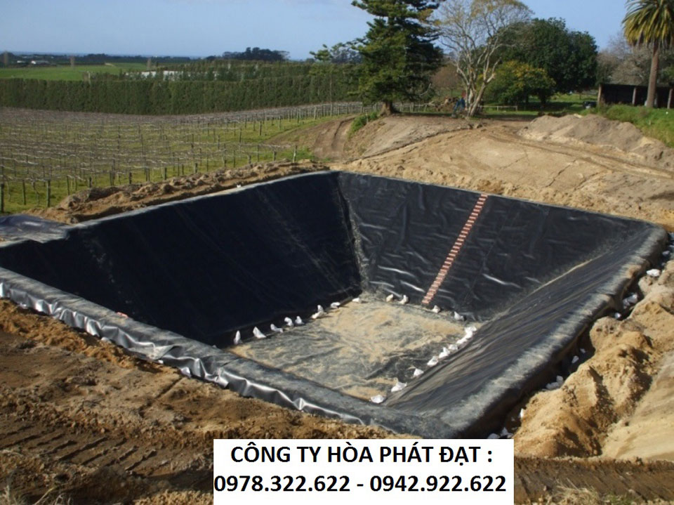 Hình ảnh : sản phẩm bạt lót hồ HDPE giá rẻ tại Gia Lai