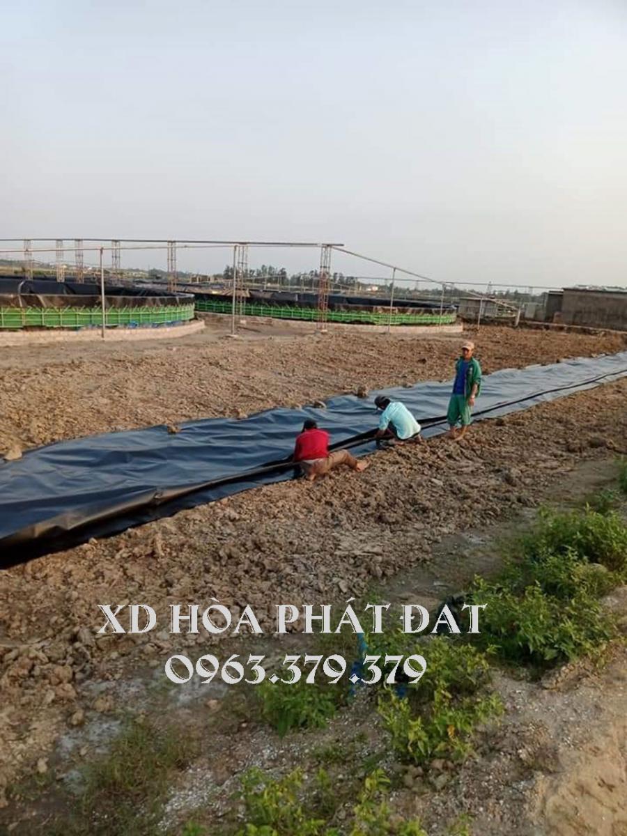 Hình ảnh : sản phẩm bạt lót hồ HDPE giá rẻ tại Gia Lai