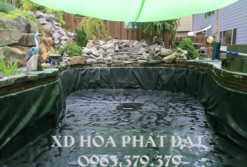 Hình ảnh : sản phẩm bạt lót hồ HDPE giá rẻ tại Gia Lai
