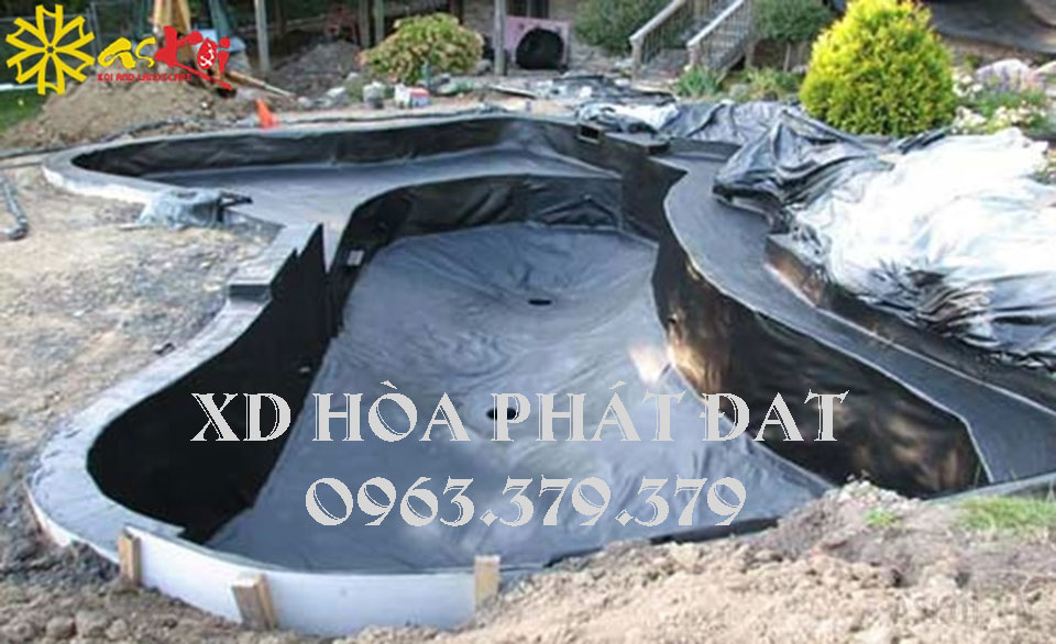 Hình ảnh : sản phẩm bạt lót hồ HDPE giá rẻ tại Gia Lai