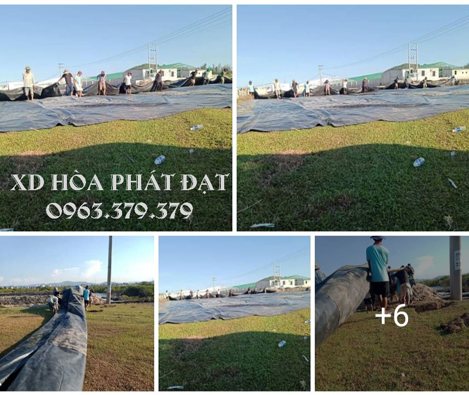 Hình ảnh : sản phẩm bạt lót hồ HDPE giá rẻ tại Gia Lai