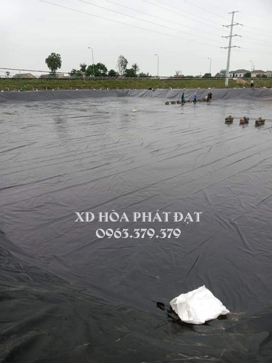 Hình ảnh : sản phẩm bạt lót hồ HDPE giá rẻ tại Gia Lai
