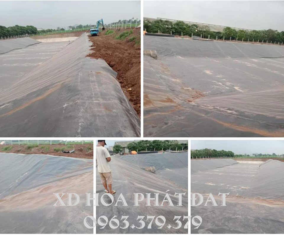 Hình ảnh : sản phẩm bạt lót hồ HDPE giá rẻ tại Gia Lai