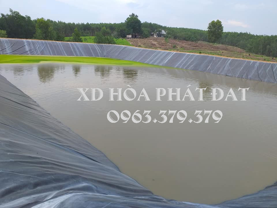 Hình ảnh : sản phẩm bạt lót hồ HDPE giá rẻ tại Gia Lai