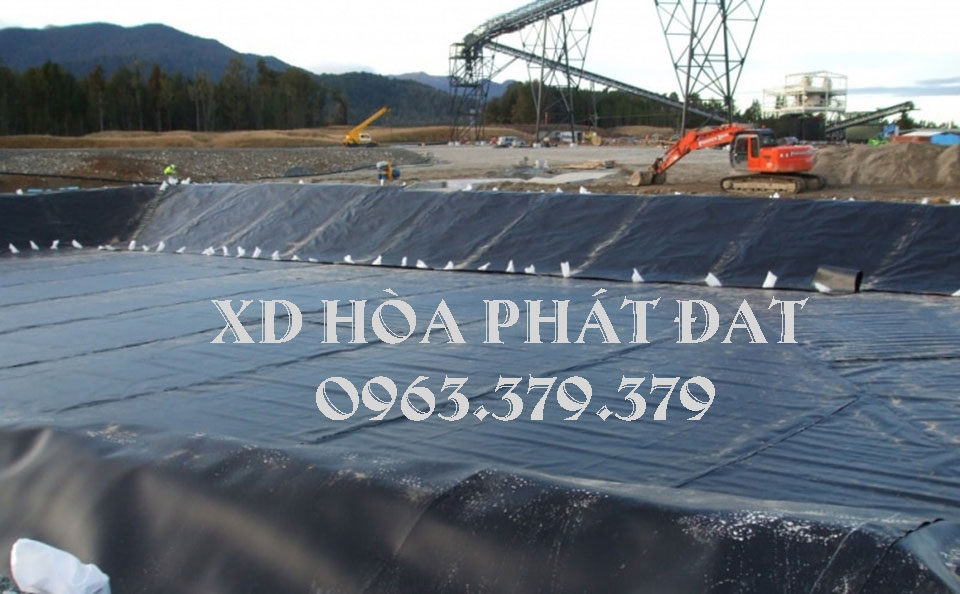 Hình ảnh : sản phẩm bạt lót hồ HDPE giá rẻ tại Gia Lai