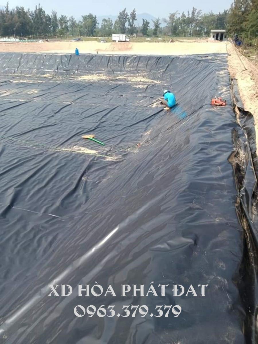 Hình ảnh : sản phẩm bạt lót hồ HDPE giá rẻ tại Gia Lai