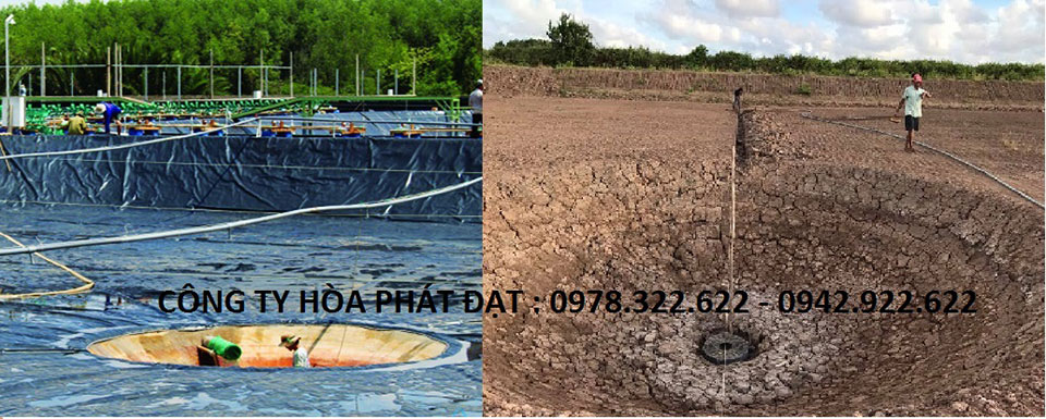 Hình ảnh : sản phẩm bạt lót hồ HDPE giá rẻ tại Gia Lai