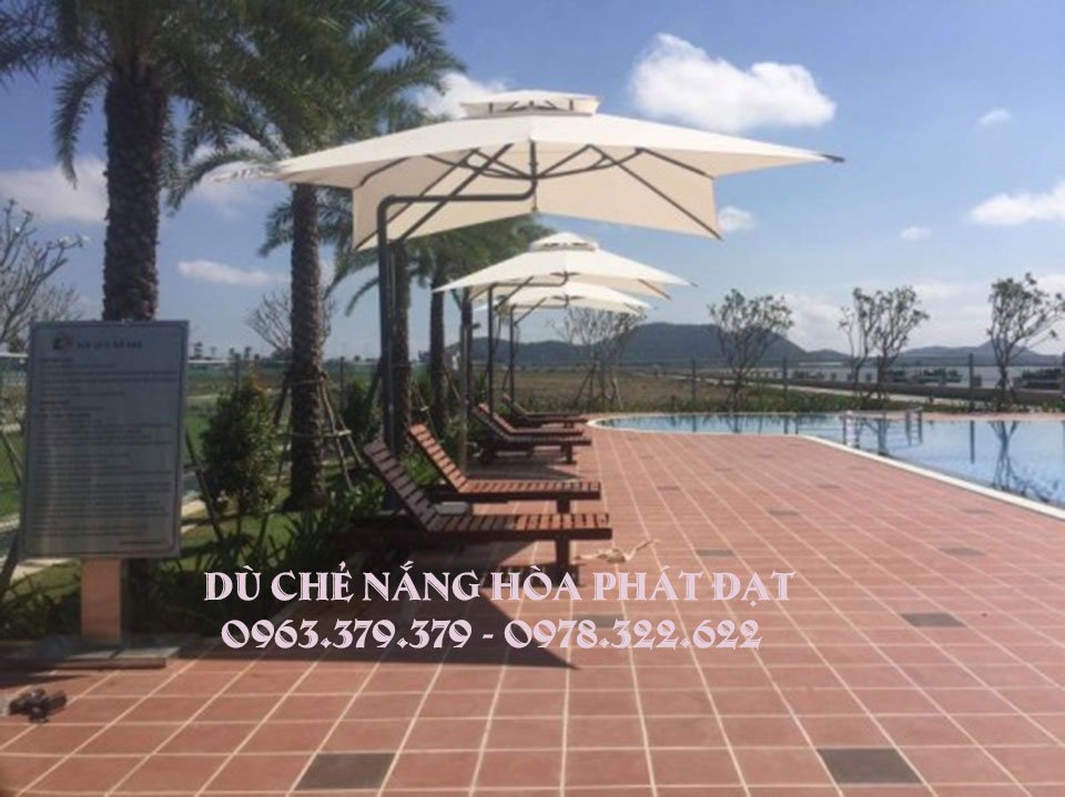 Hình ảnh : mẫu dù che nắng ngoài trời phân phối tại Vĩnh Long