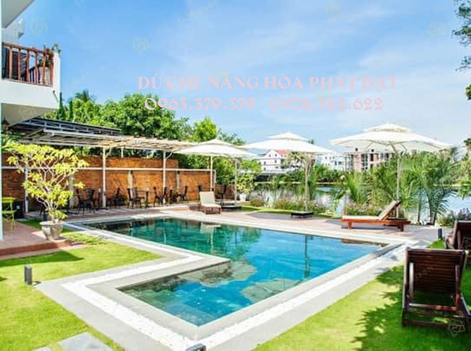 Hình ảnh : mẫu dù che nắng ngoài trời phân phối tại Vĩnh Long