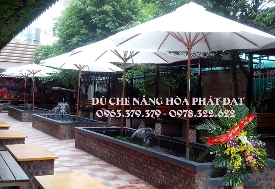 Hình ảnh : mẫu dù che nắng ngoài trời phân phối tại Vĩnh Long