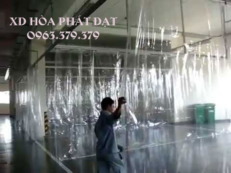 Hình ảnh : sản phẩm bạt nhựa trong pvc che mưa Hòa Phát Đạt