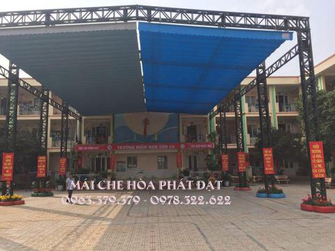Cung cấp bạt mái che, may bạt mái xếp bạt kéo tại Bắc Ninh giá rẻ