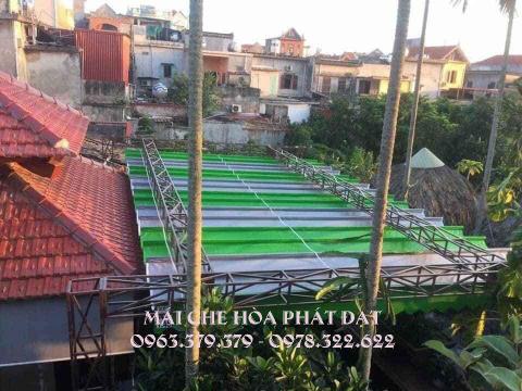 Cung cấp bạt mái che, may bạt mái xếp bạt kéo tại Bến Tre giá rẻ
