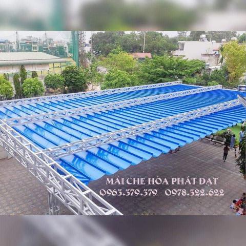 Cung cấp bạt mái che, may bạt mái xếp bạt kéo tại Bình Phước Tp Đồng Xoài giá rẻ