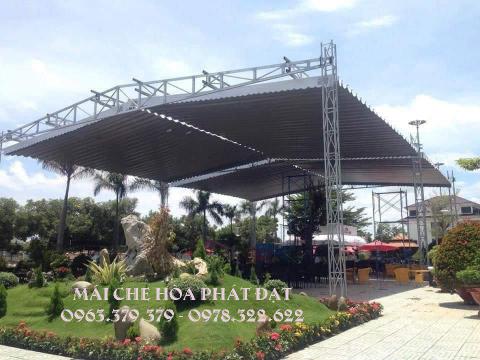 Cung cấp bạt mái che, may bạt mái xếp bạt kéo tại Cao Bằng giá rẻ