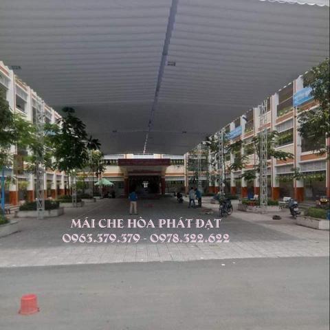 Cung cấp bạt mái che, may bạt mái xếp bạt kéo tại Sơn La giá rẻ