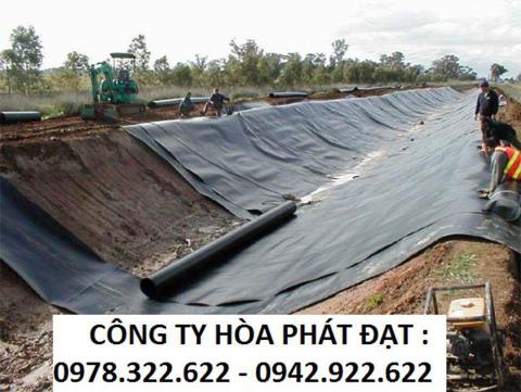 Báo giá bạt lót ao hồ HDPE chứa nước nuôi tôm cá tại Hải Dương giá rẻ