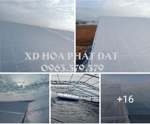 Báo giá bạt lót ao hồ HDPE chứa nước nuôi tôm cá tại Hoà Bình giá rẻ