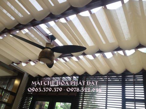 Cung cấp bạt mái che, may bạt mái xếp bạt kéo tại Điện Biên Tp Điện Biên Phủ giá rẻ