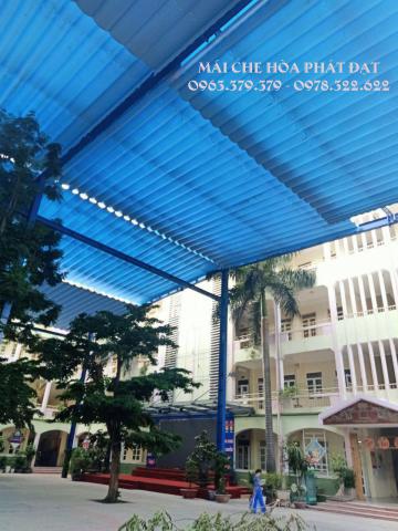 Cung cấp bạt mái che, may bạt mái xếp bạt kéo tại Quảng Nam Tp Tam Kỳ giá rẻ