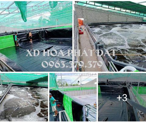 Báo giá bạt lót ao hồ HDPE chứa nước nuôi tôm cá tại Khánh Hoà Tp Nha Trang giá rẻ