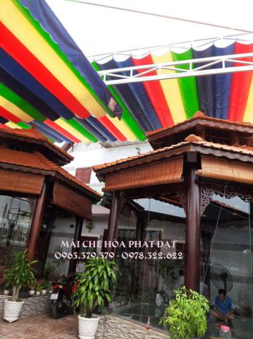 Cung cấp bạt mái che, may bạt mái xếp bạt kéo tại Trà Vinh giá rẻ