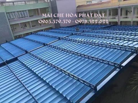 Cung cấp bạt mái che, may bạt mái xếp bạt kéo tại Gia Lai Tp Pleiku giá rẻ