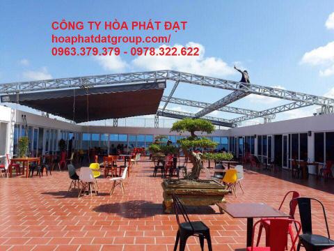 Cung cấp bạt mái che, may bạt mái xếp bạt kéo tại Hải Phòng Quận Hồng Bàng giá rẻ