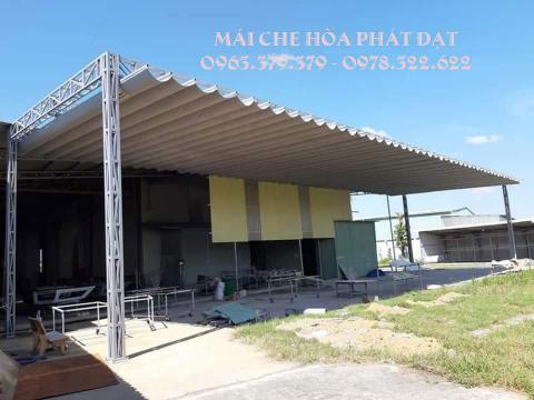 Cung cấp bạt mái che, may bạt mái xếp bạt kéo tại Hậu Giang Tp Vị Thanh giá rẻ