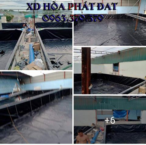 Báo giá bạt lót ao hồ HDPE chứa nước nuôi tôm cá tại Ninh Bình giá rẻ