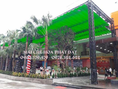 Cung cấp bạt mái che, may bạt mái xếp bạt kéo tại Lào Cai giá rẻ