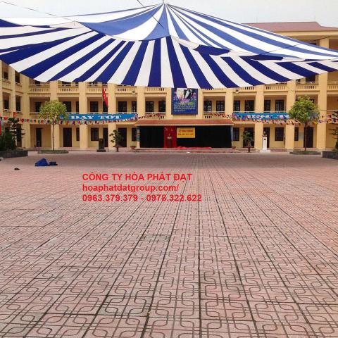 Báo giá dù sự kiện, dù che ngoài trời, dù che trường học tại Nghệ An Tp Vinh giá rẻ