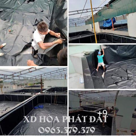 Báo giá bạt lót ao hồ HDPE chứa nước nuôi tôm cá tại Thanh Hoá giá rẻ