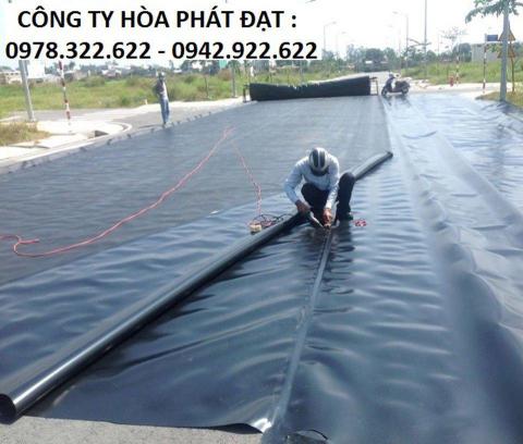 Báo giá bạt lót ao hồ HDPE chứa nước nuôi tôm cá tại Vĩnh Phúc TP Vĩnh Yên giá rẻ