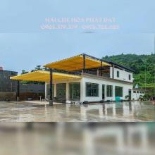 Cung cấp bạt mái che, may bạt mái xếp bạt kéo tại Ninh Bình giá rẻ