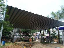 Cung cấp bạt mái che, may bạt mái xếp bạt kéo tại Kon Tum giá rẻ