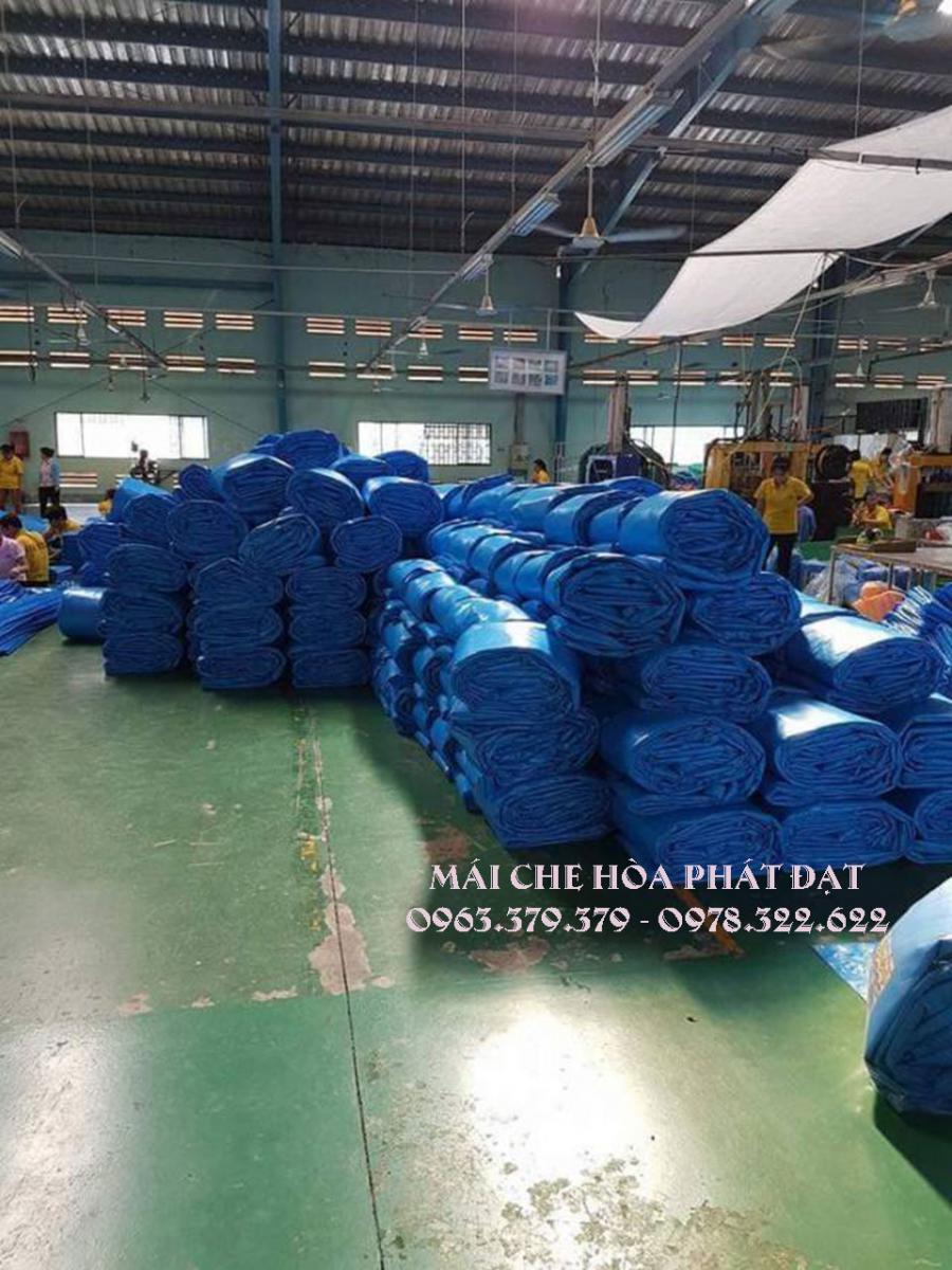 Hình ảnh : bạt nhựa xanh cam giá rẻ bền đẹp Hòa Phát Đạt