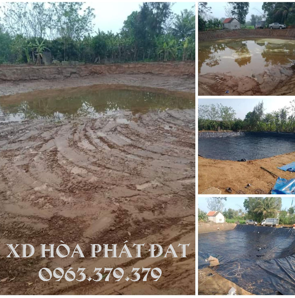 Hình ảnh : sản phẩm bạt lót hồ HDPE giá rẻ tại Gia Lai